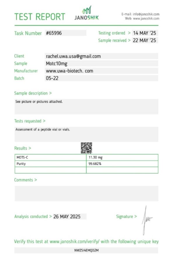 Mots-C 10 mg - Image 2