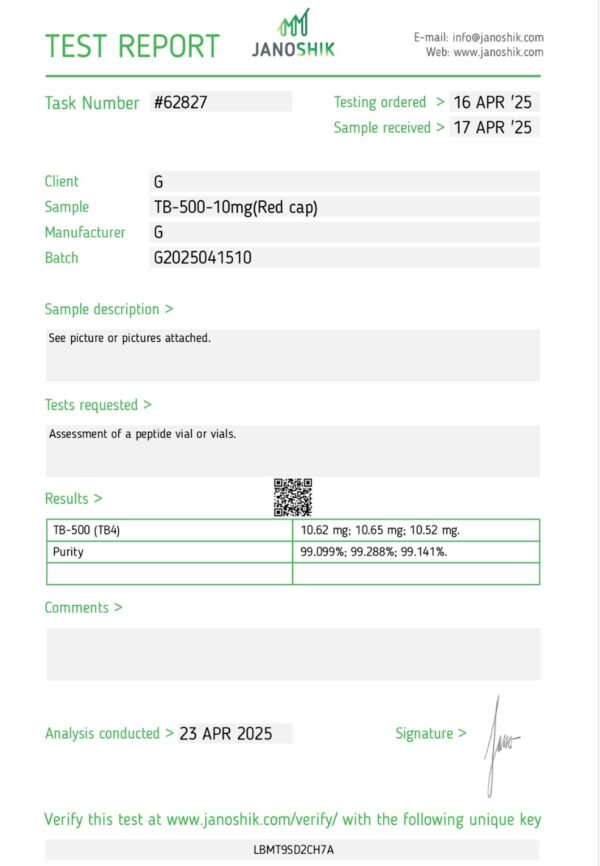TB500 10 mg - Image 2