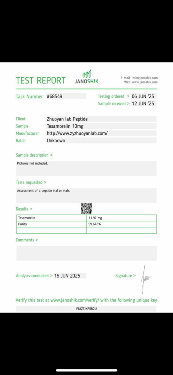 Tesamorelin 10 mg - Image 2