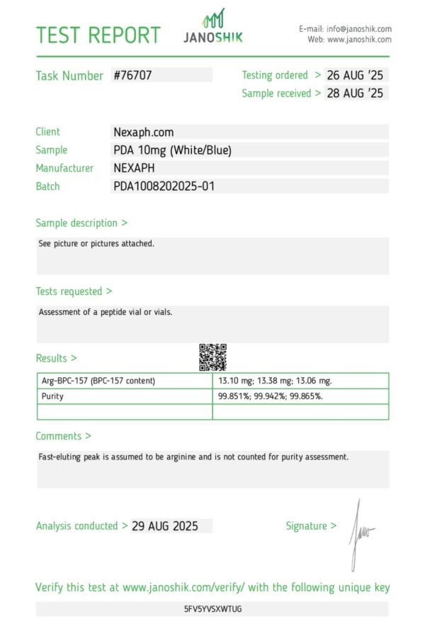 BPC-157-Arg 10mg pentadeca - Image 2